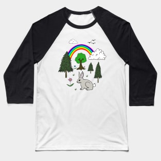 Nature Scene Baseball T-Shirt